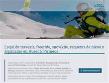 Tablet Screenshot of aguaynieve.com